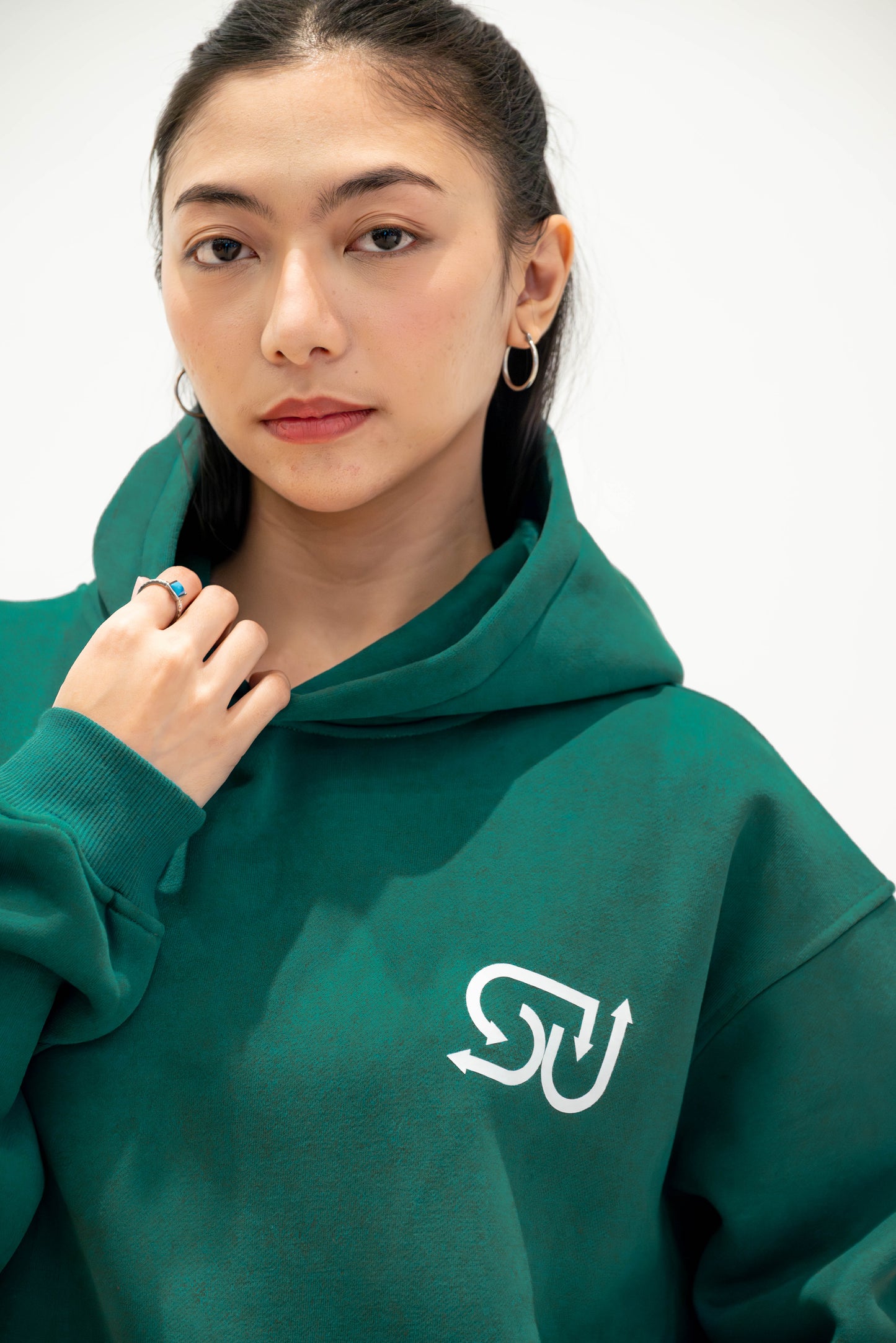 EMBRACE HOODIE - GREEN