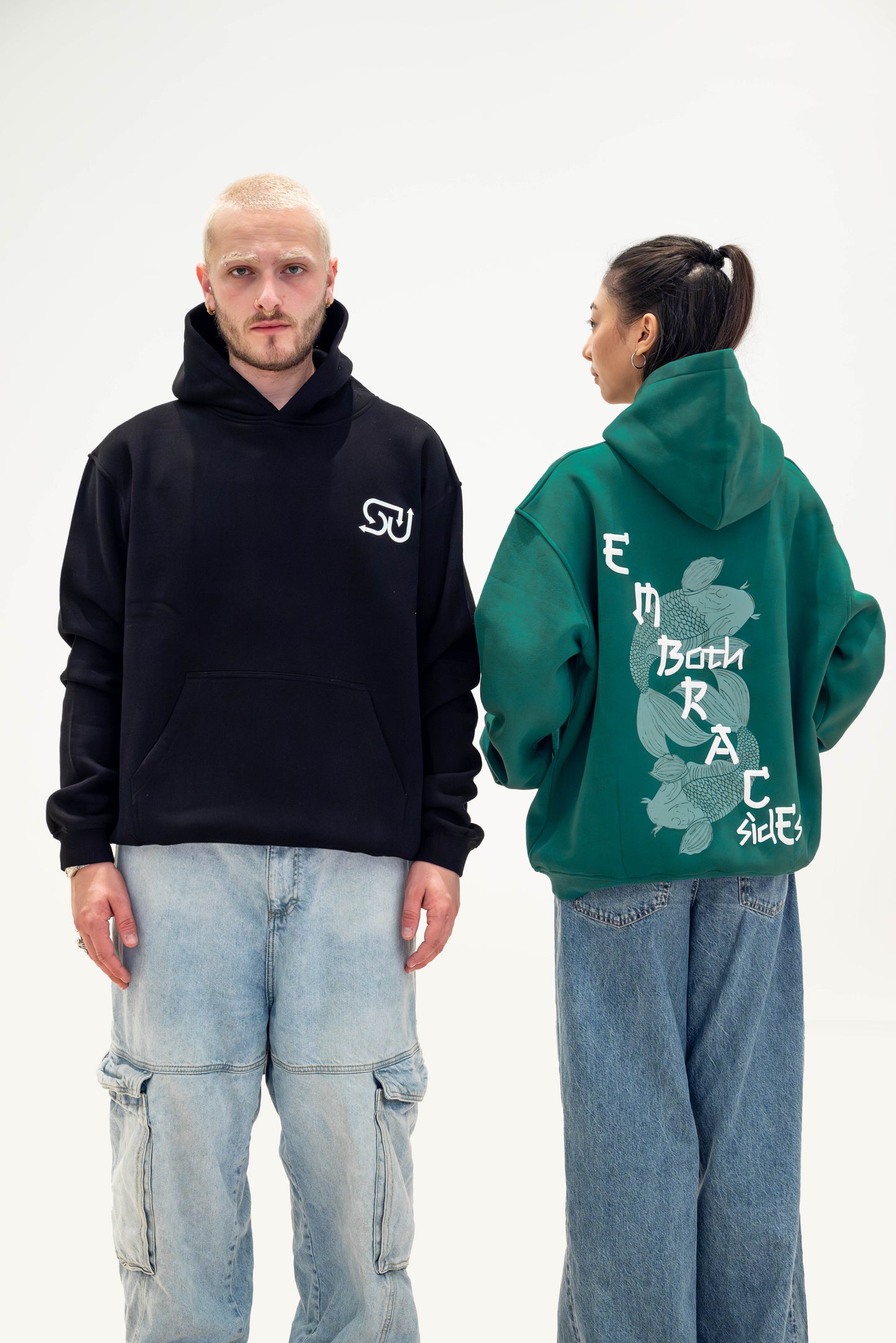 EMBRACE HOODIE - GREEN