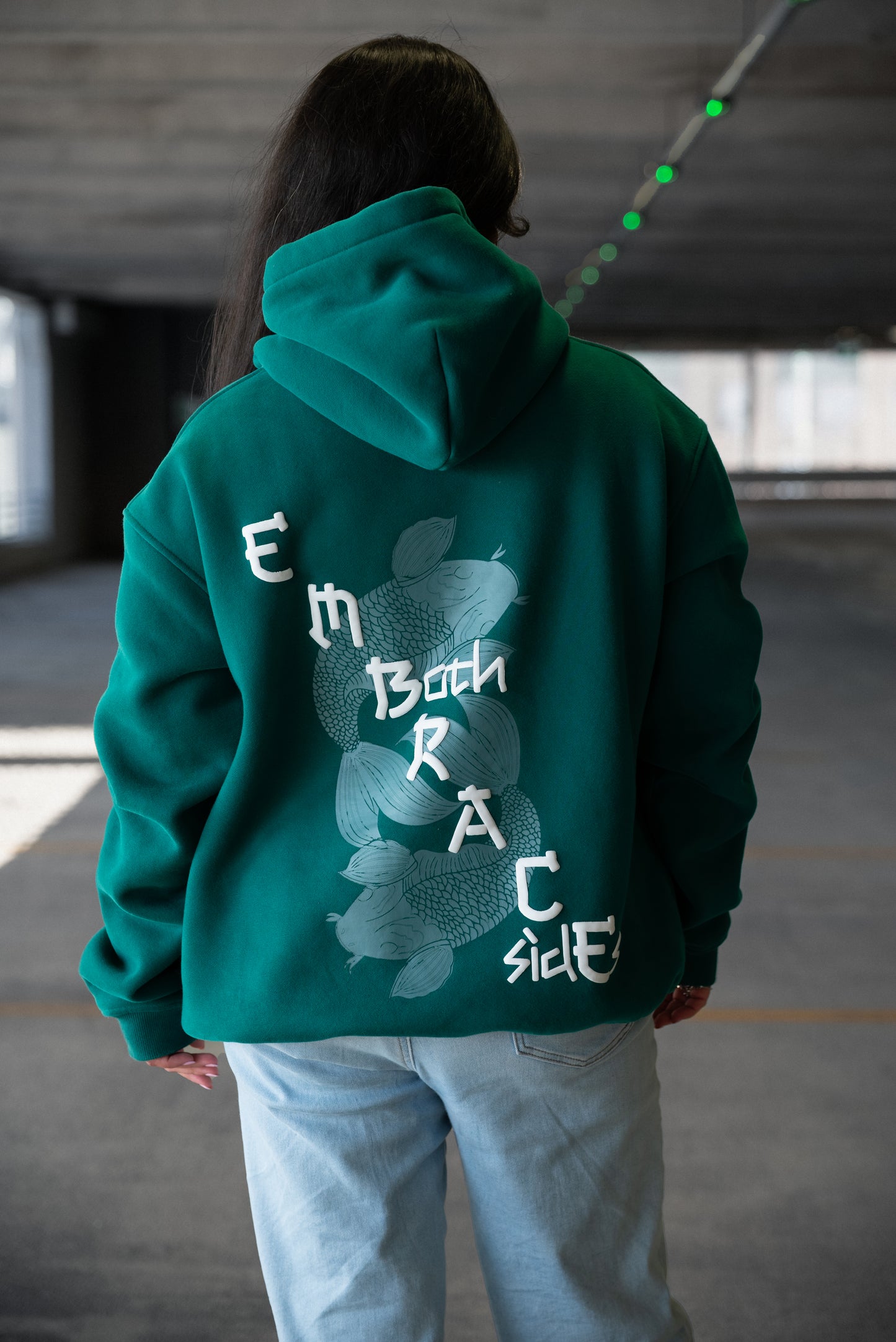 EMBRACE HOODIE - GREEN