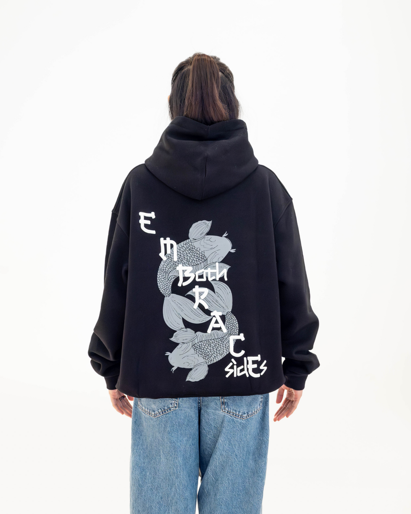 EMBRACE HOODIE - BLACK