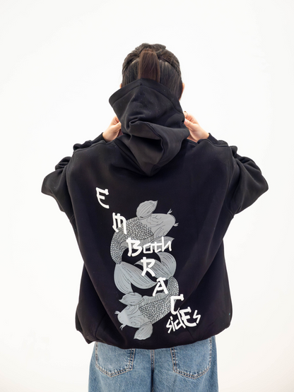 EMBRACE HOODIE - BLACK