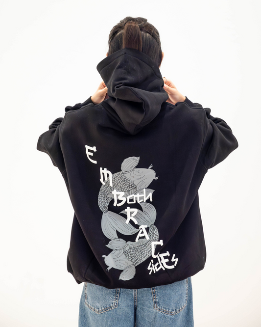 EMBRACE HOODIE - BLACK