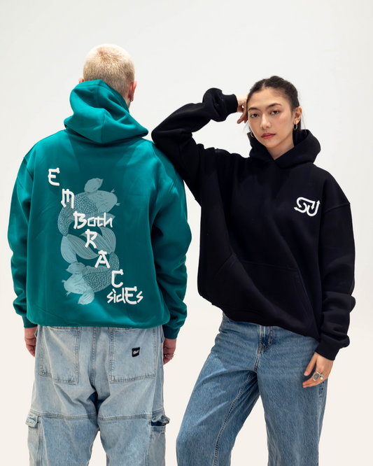 EMBRACE HOODIE - BLACK