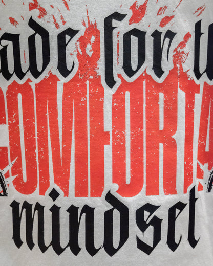 UNCOMFORTABLE MINDSET - STATEMENT TEE - WHITE