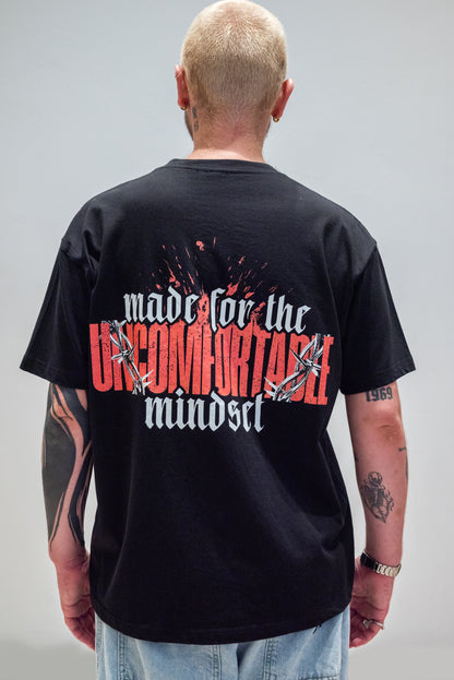 UNCOMFORTABLE MINDSET - STATEMENT TEE