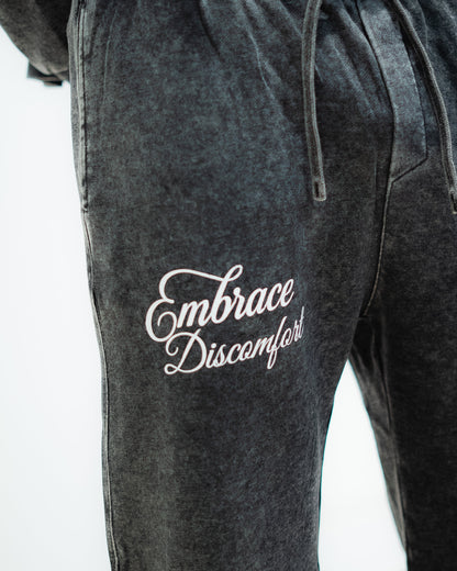 EMBRACE DISCOMFORT - PANTS - ACID WASH BLACK
