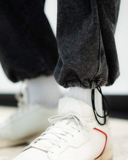 EMBRACE DISCOMFORT - TRACKSUIT - ACID WASH BLACK