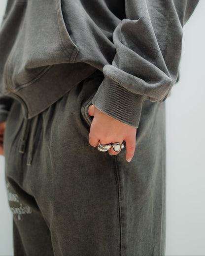 EMBRACE DISCOMFORT - PANTS - ACID WASH GREY