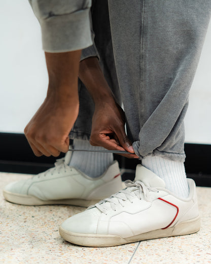 EMBRACE DISCOMFORT - TRACKSUIT - ACID WASH GREY