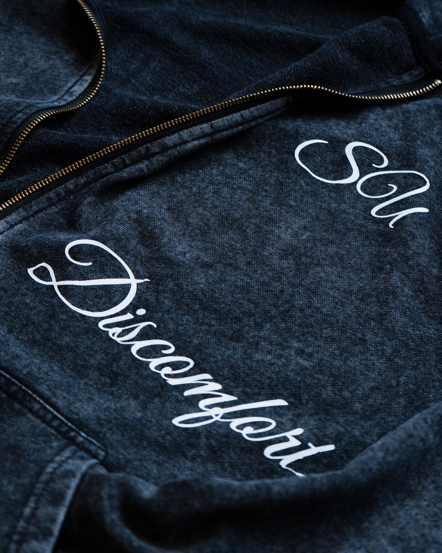 EMBRACE DISCOMFORT - JACKET - ACID WASH BLACK