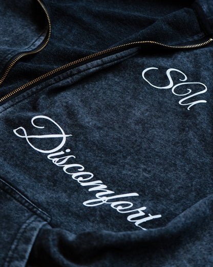 EMBRACE DISCOMFORT - JACKET - ACID WASH BLACK
