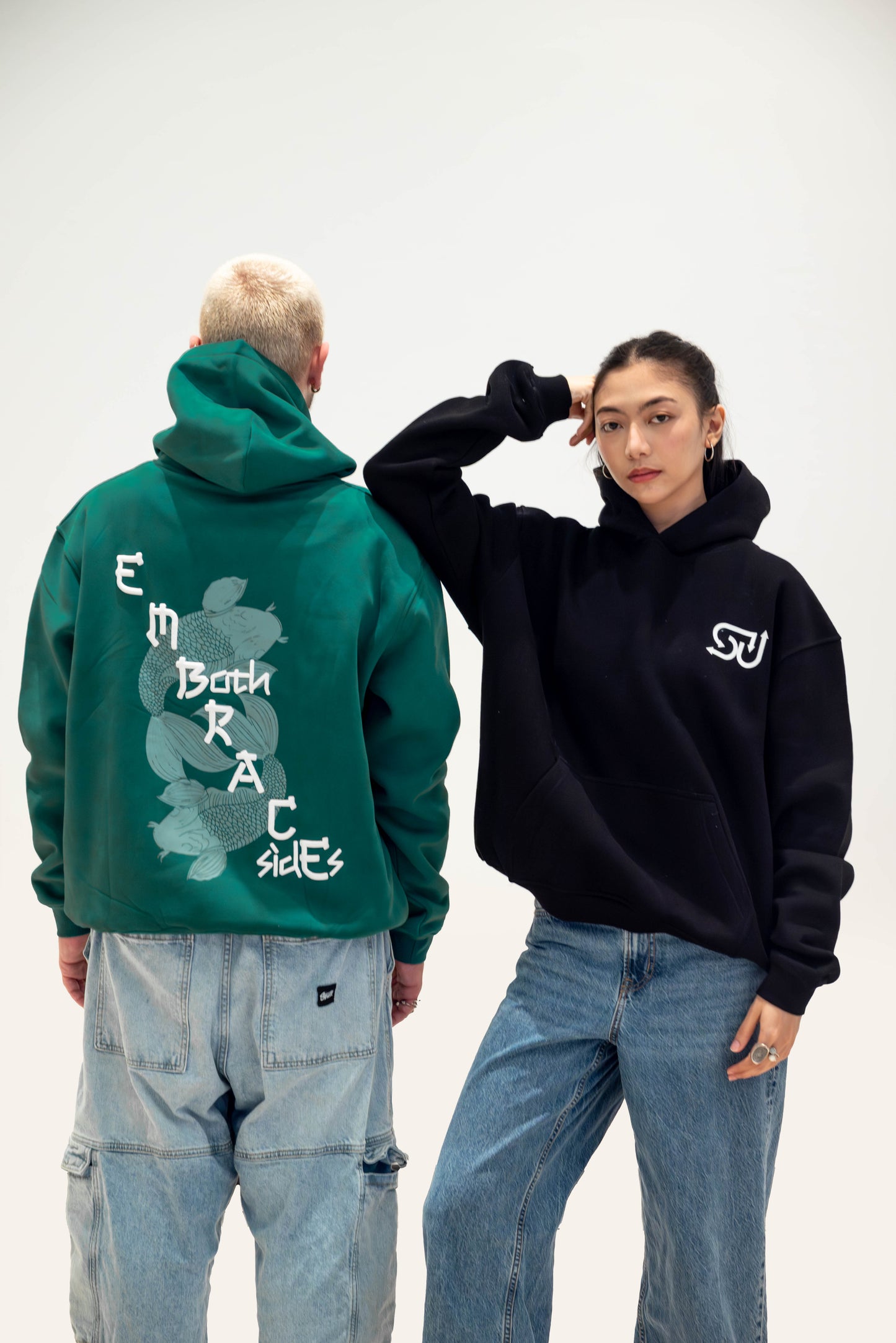 EMBRACE HOODIE - GREEN